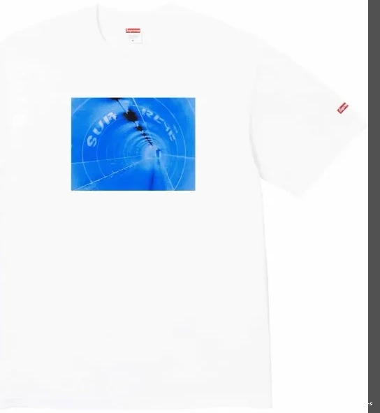 and Black Sleeve Tee SS24 T-shirt Tunnel Time Short S-XL White Tunnel Space 0716